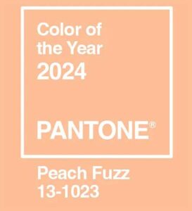 pantone 2024 : peach fuzz