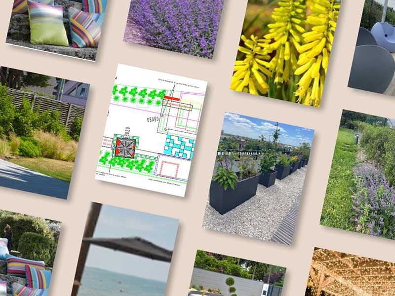 Plans paysagers pour un pavillon à Wimille